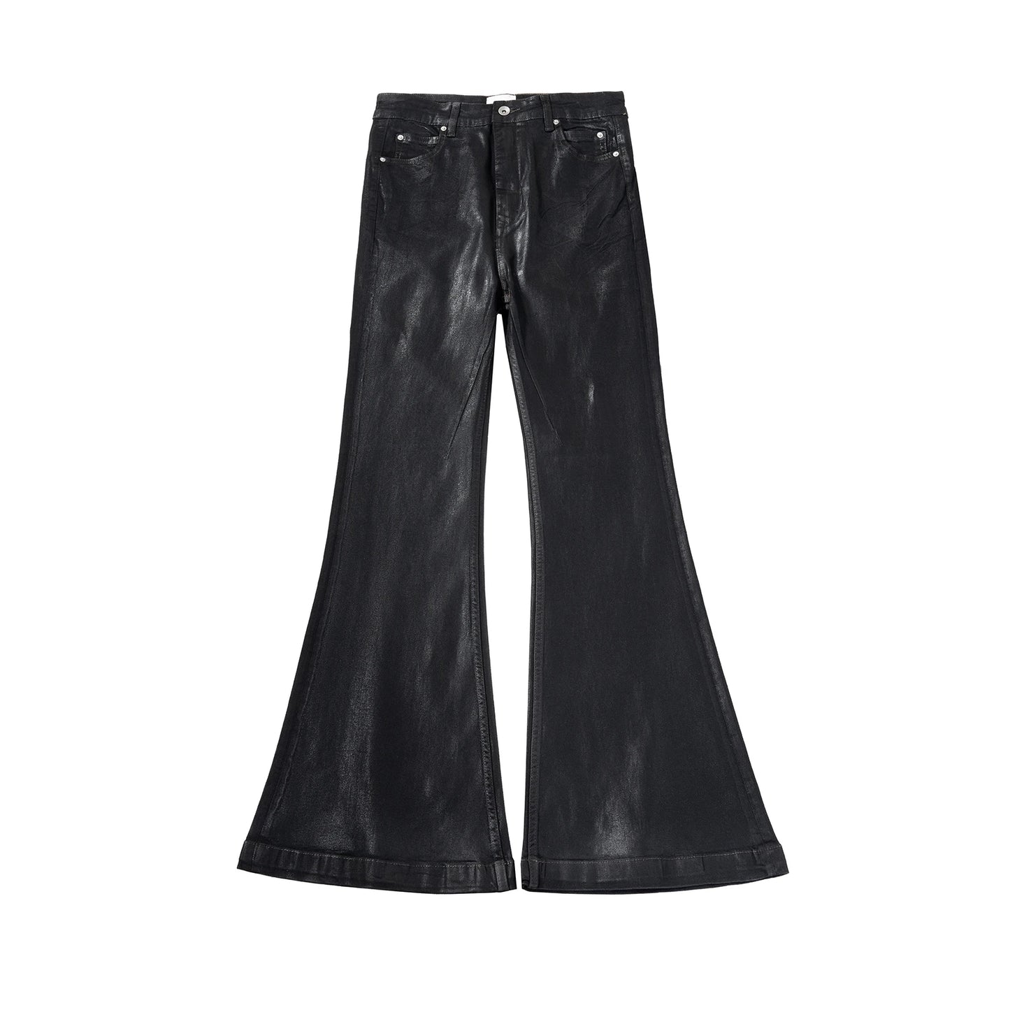 Zankoo Flared Leather Pants