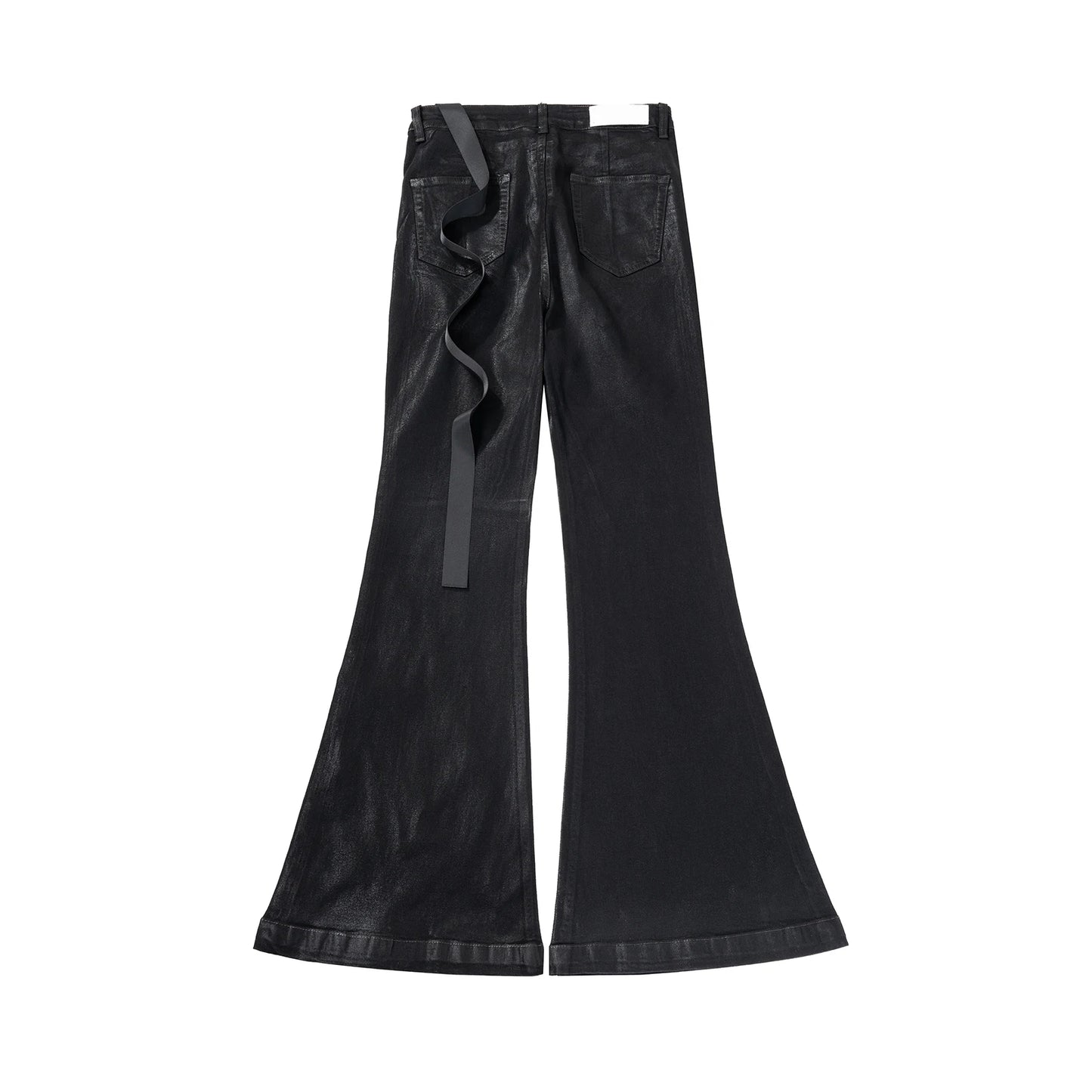 Zankoo Flared Leather Pants