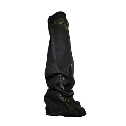 "LES FLEURS DU MAL" Jeans